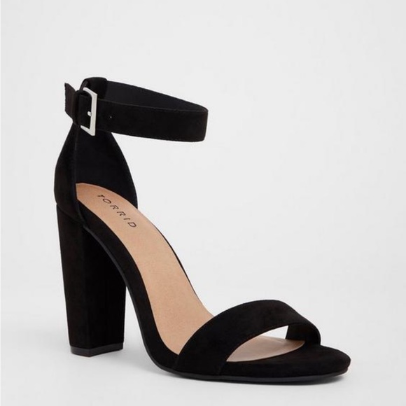 SOLD NWOT Torrid Two Strap Tapered Heel Sandal - Picture 4 of 4